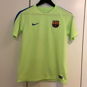 Nike Dri fit FC Barcelona training jersey.